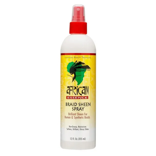 
African Essence Braid Sheen Spray, 12 Oz 
