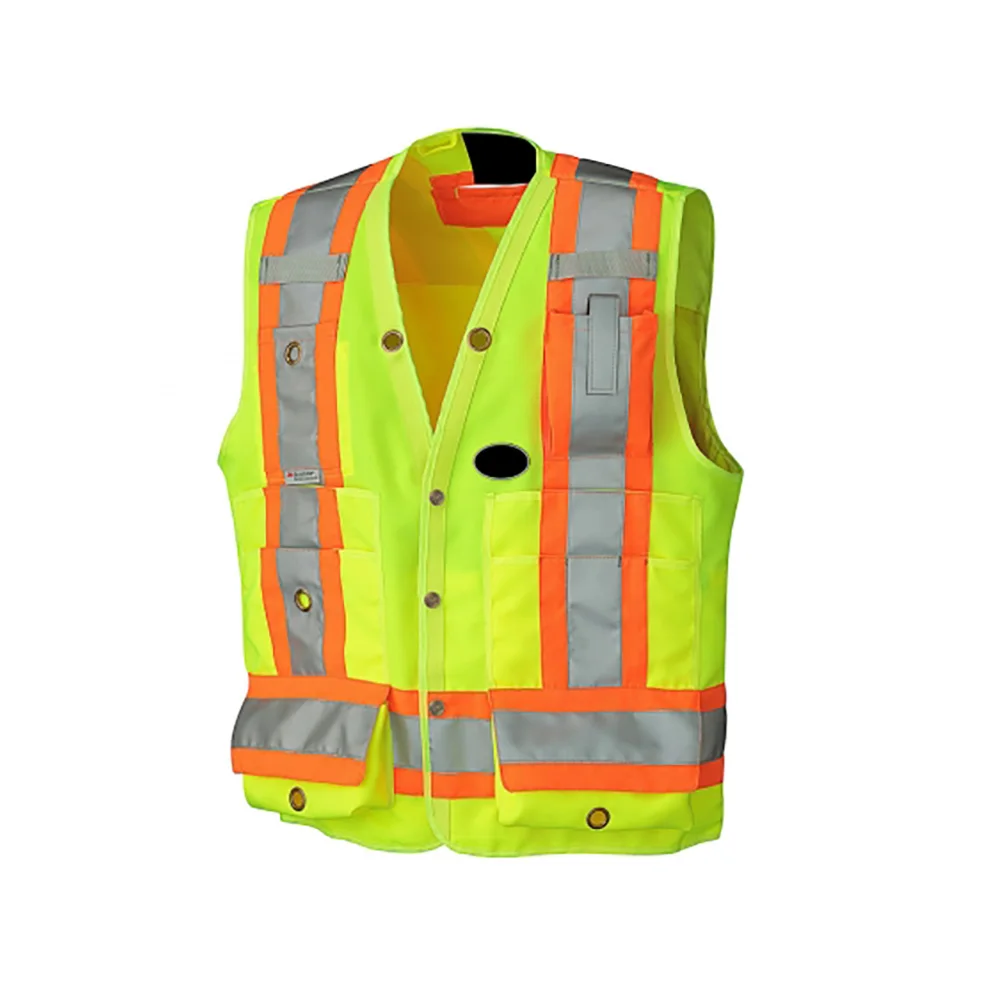 Safety Wear Vests Reflective Color Site Working Road Traffic Warden Engineers Safety Vests