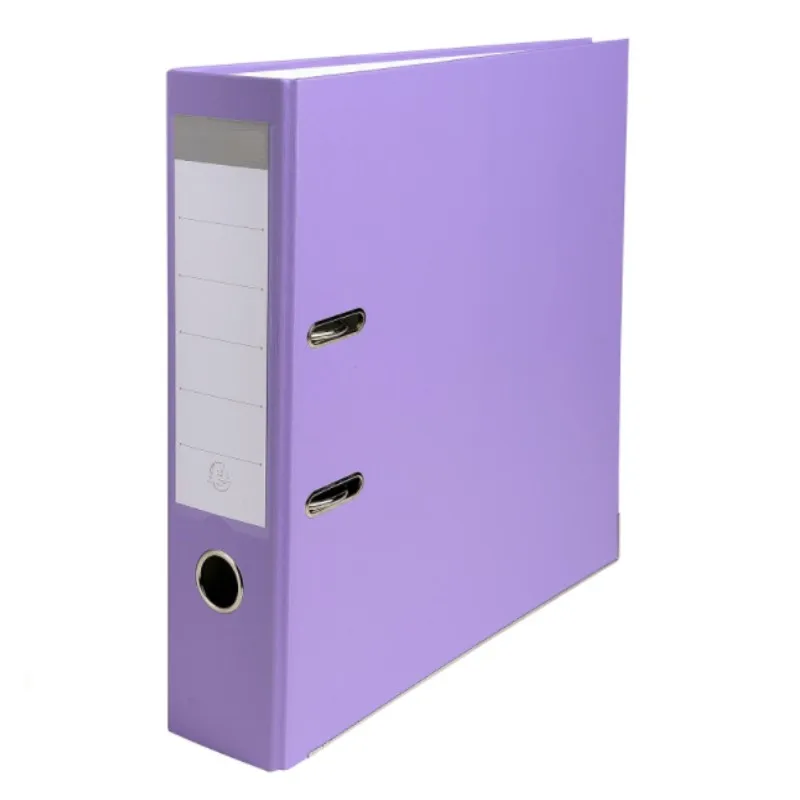 White A4 80 mm spine Pack 3 Plastic Lever Arch File