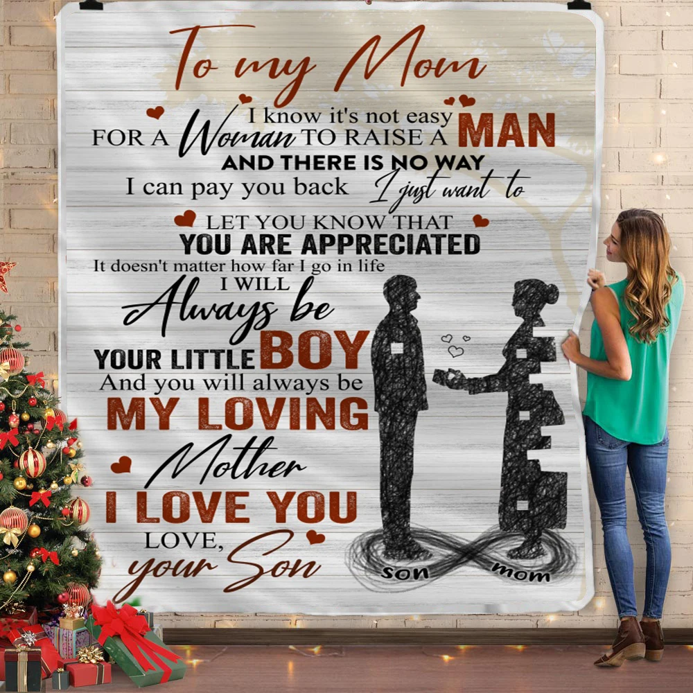 
To My Mom Mother Sherpa Fleece Blanket Soft Throw Wholesale Drop Shipping 