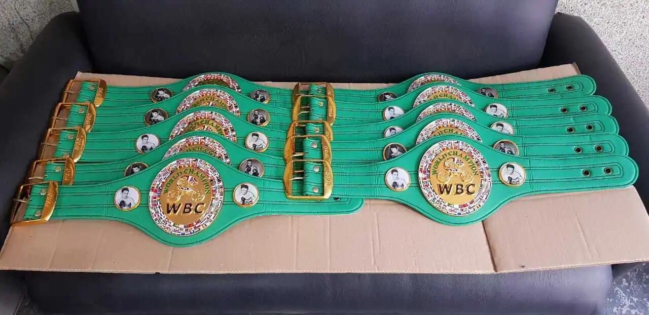 Winning Leather Champion Belts WBC Replica Belts any Size High Quality Competition UF-WCB-001 Unisex UFCO PK