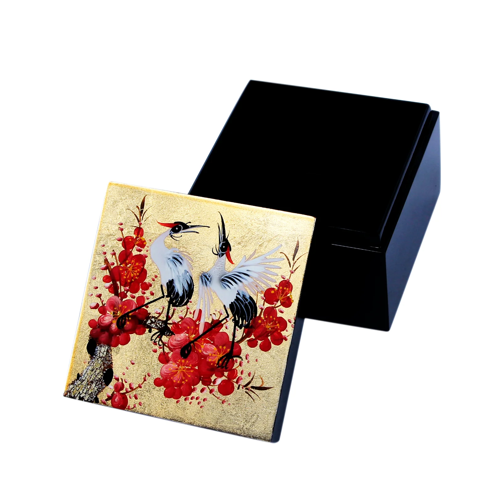 
Wood Storage Box for Small Gifts Lacquered Box Decorative Made in Vietnam Personalized Design 