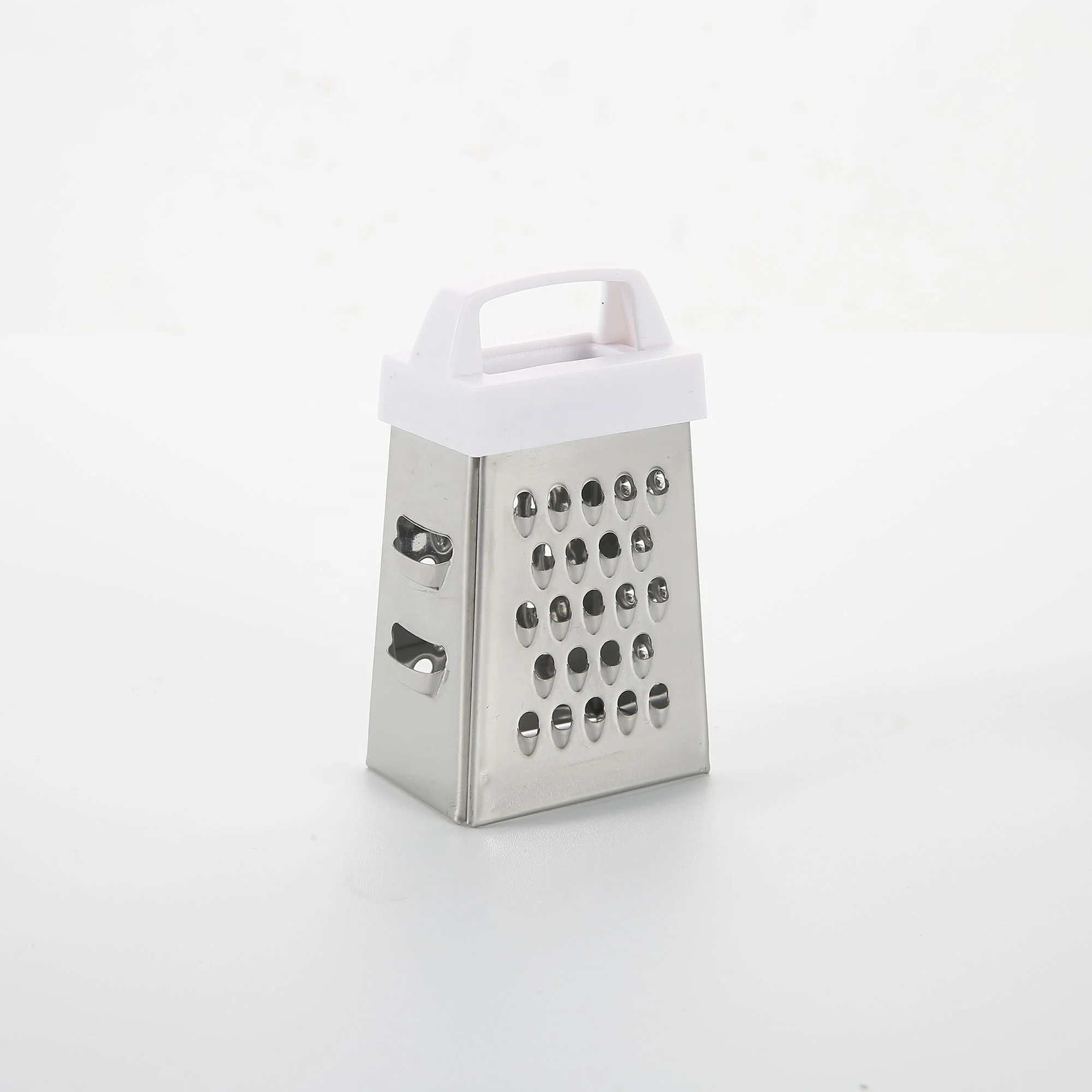 Gorgeous Stainless Steel 4 sided Mini Grater for Food Parmesan Cheese Ginger Vegetables Lemon Garlic Nutmeg Chocolate Fruits