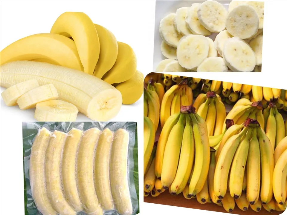 Wholesale Top Quality Kinds of IQF frozen fruit banana Nutrients Naturally Sweet Bulk Packaging Sliced from Viet Nam