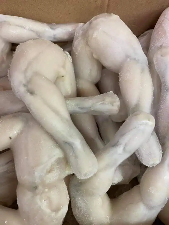 Замороженные ножки лягушки мясо оптом Замороженные ножки лягушки