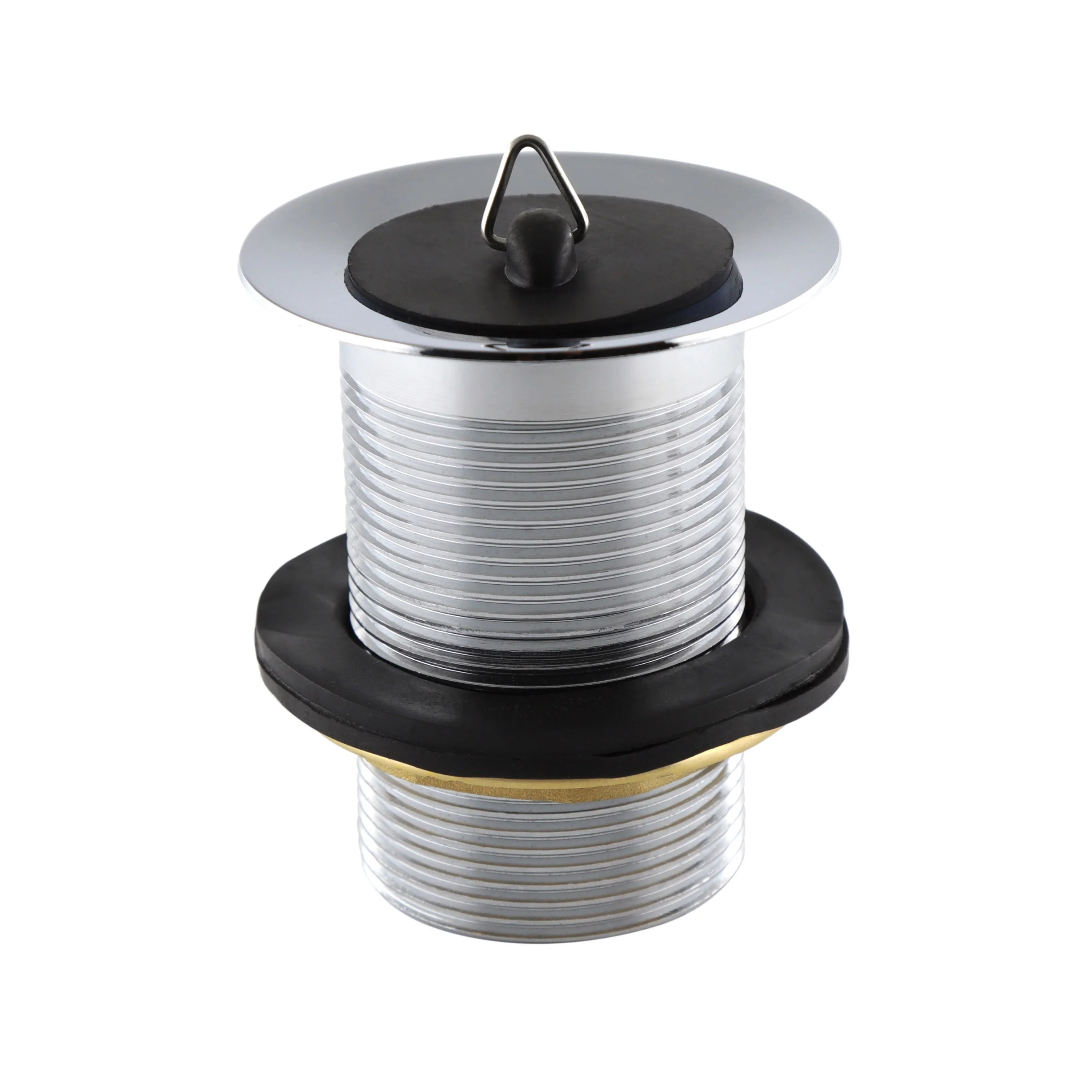 Popular wash basin drain pipe for sink 1 1/4' with rubber plug basin waste