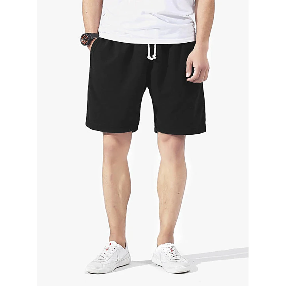 
Summer New Casual Men Beach Shorts Sweat Shorts Set Men 