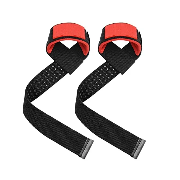 custom balance anti slip Straps fitness weightlifting wrist straps For Bodybuilding Powerlifting made by Cotton/Nylon