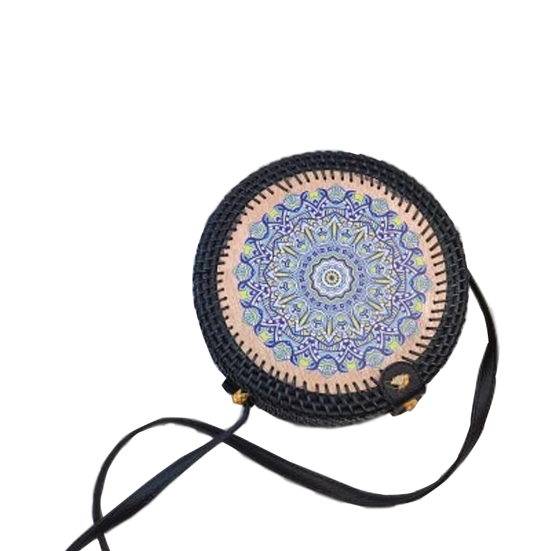 Самая дешевая цена натуральный винтажный и богемный стиль ротанговый клатч ротанговая сумка сделано во Вьетнаме оптовая продажа