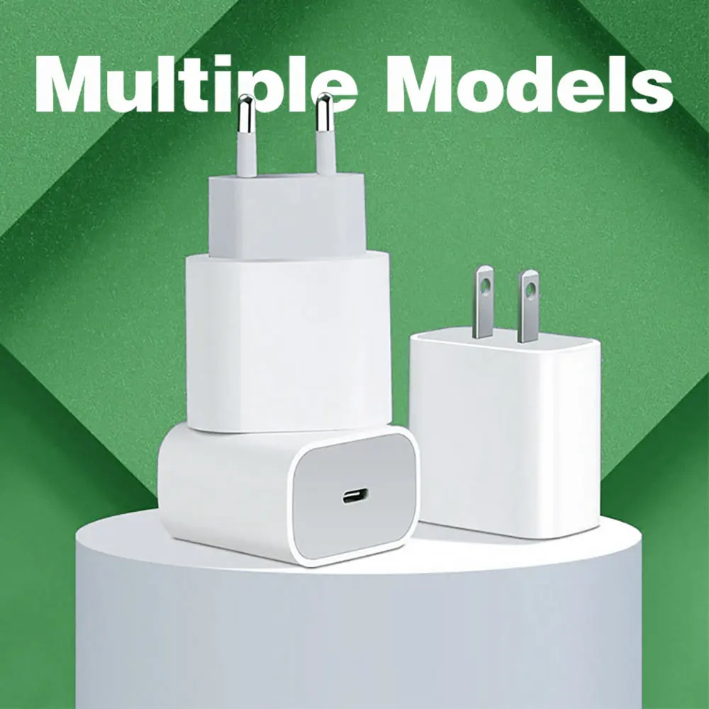 Mobile Phone Charger Top Sale New for iPhone White Power Adapter USB-C