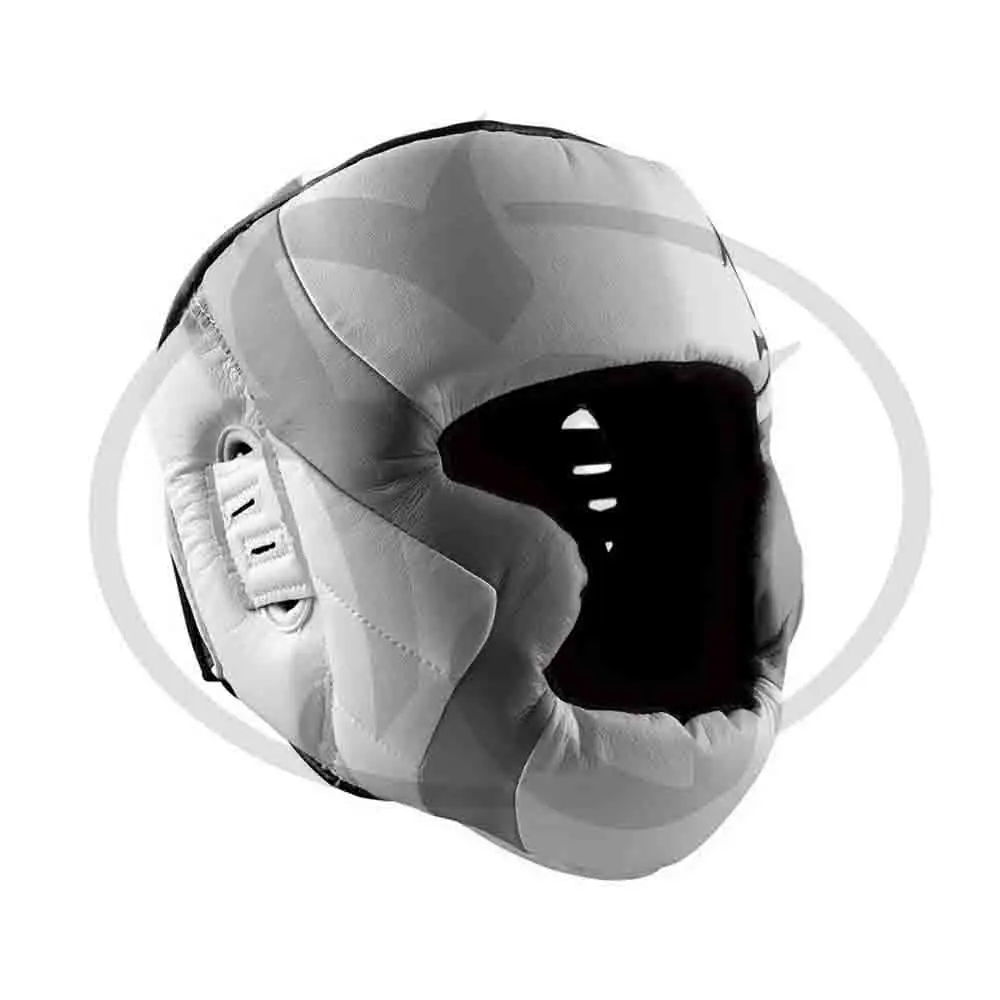 Breathable Comfortable Head Guards With Face Protector Winning Wholesale Cowhide Leather