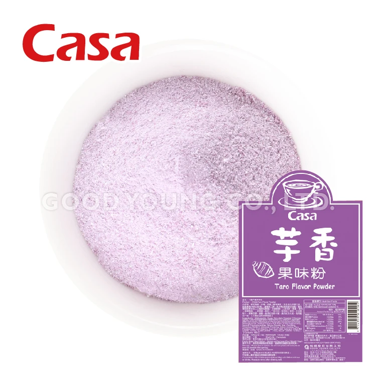 Taiwan Selling Organic Seasoning Instant Taro Powder Bubble Tea Ingredients