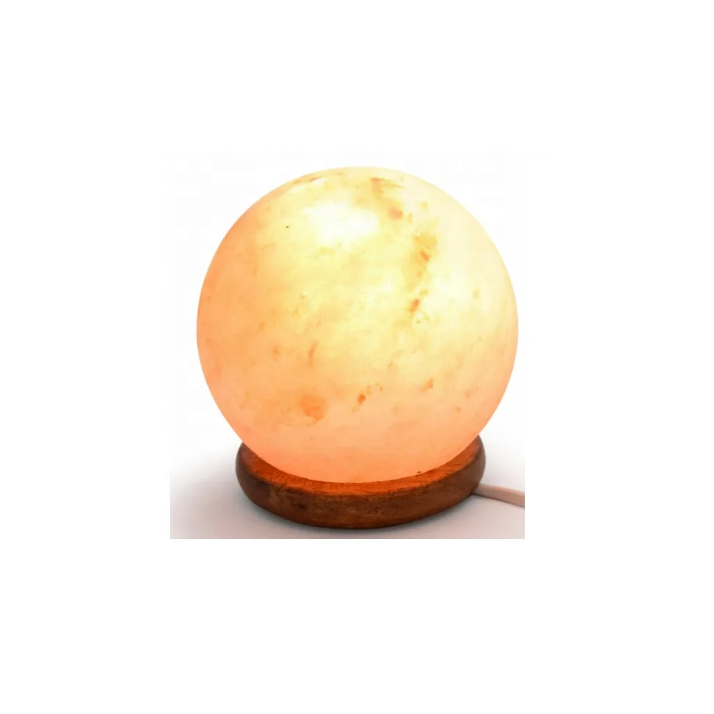 Hand-carved Natural Himalayan Salt Lamps with Wooden Base Unique Shapes for Home Decoration for Feng Shui or Love Style