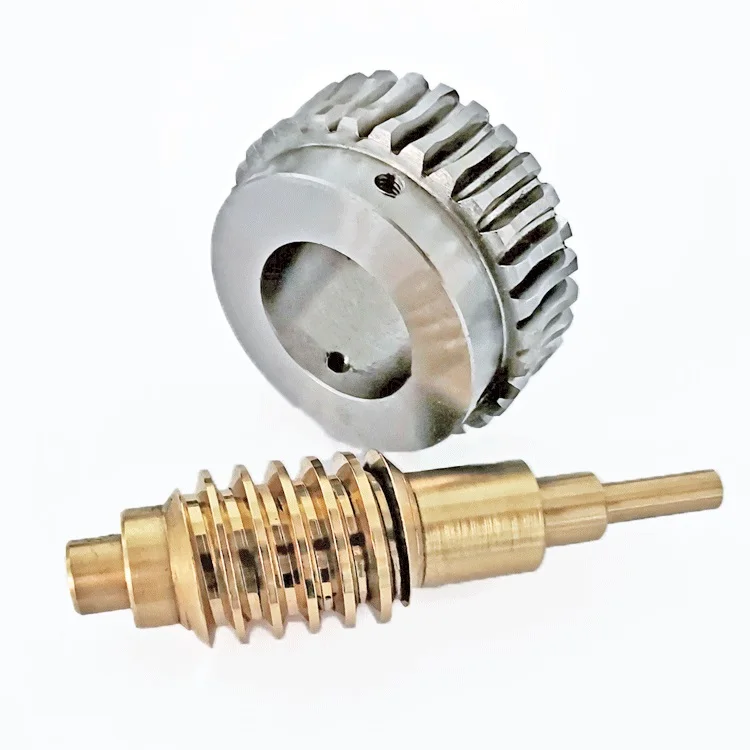 Custom Bronze Steel Worm Gear Set