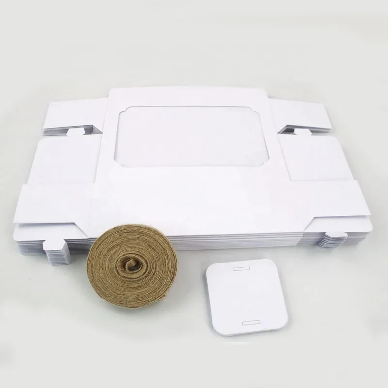 Factory wholesale spot kraft paper candy box transparent window cookies PVC gift box wedding