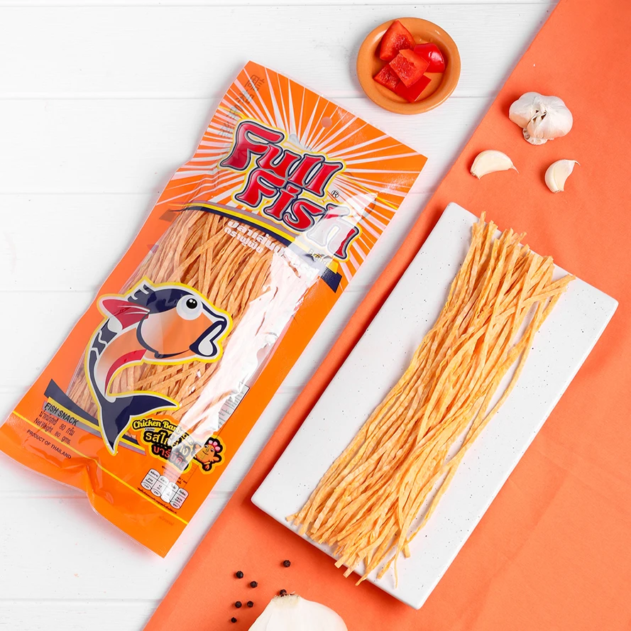 Азиатские тайские острые морепродукты закуска-рыба со вкусом курицы и барбекю премиального качества из Таиланда