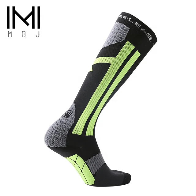 Fashion design compression socks for baseball men