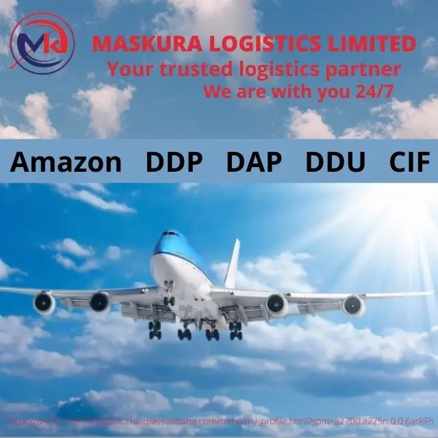 Fastest  DDP Air shipping agent freight forwarder FedEx Aramex DHL express Amazon FBA amazon Aviva courier Cleef parcel