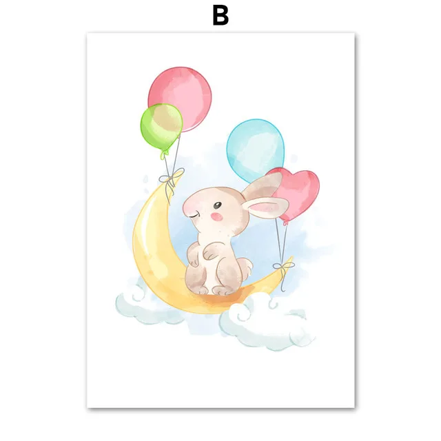 Картина на стену с мультяшными животными 5D «сделай сам» алмазная живопись плакаты и принты настенные картины для декора детской комнаты