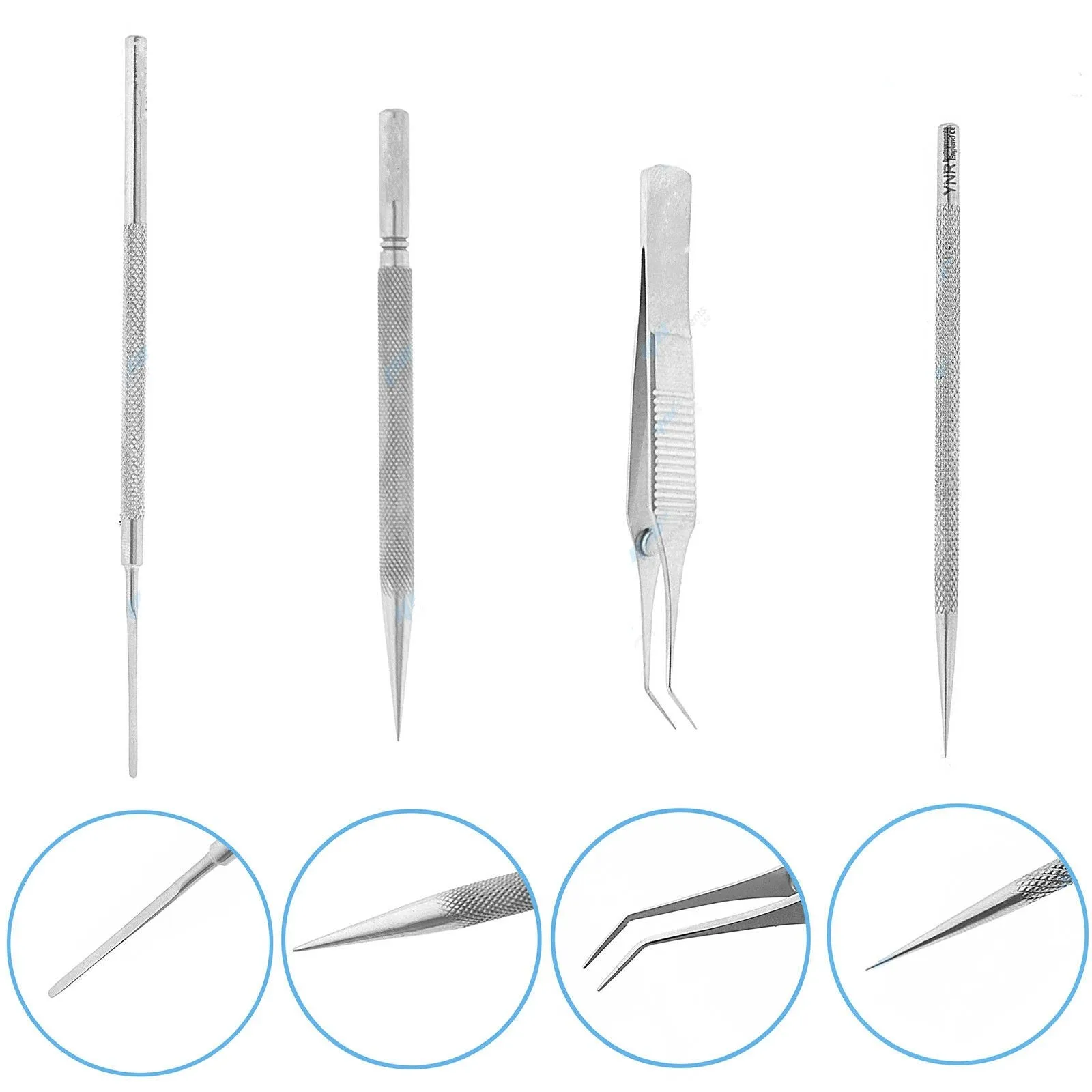 Ophthalmic Instruments Set Of 33 Pieces Ophthalmic Cataract Eye Micro Medical Surgery Stainless Steel CE Approved ISO
