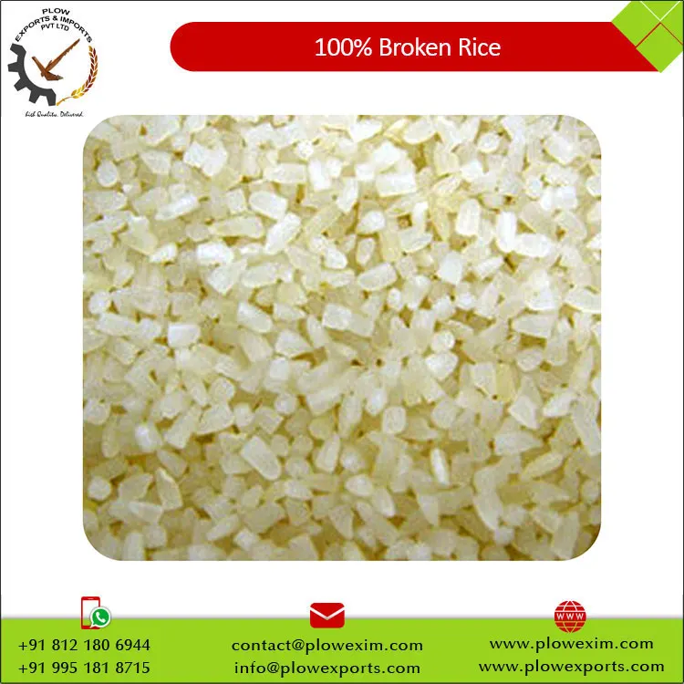 100% Broken Parboiled Rice Best Broken Rice Manufacturers from India