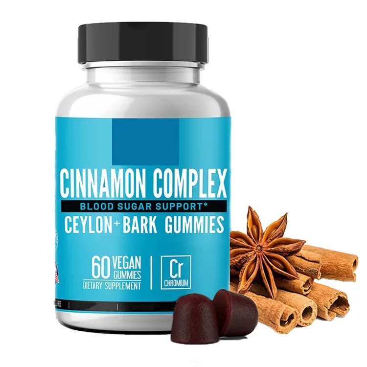 Sugar Guard Daily Dose of Blood Sugar Balance with Ceylon Cinnamon, Chromium, Cinnamon Bark Vegan Formula 30-Day Supply Gumdrops