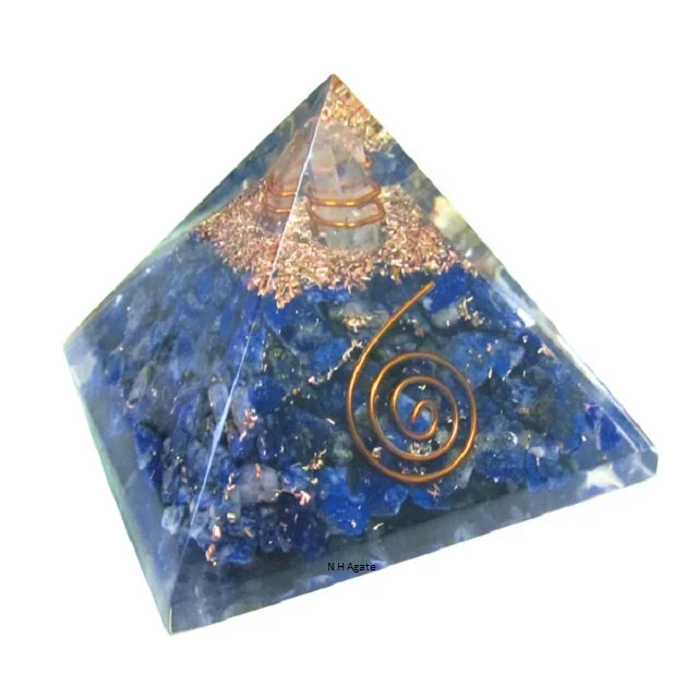 Wholesale Natural Lapis Lazuli Cheap Price Orgone Pyramid Buy From N H Agate