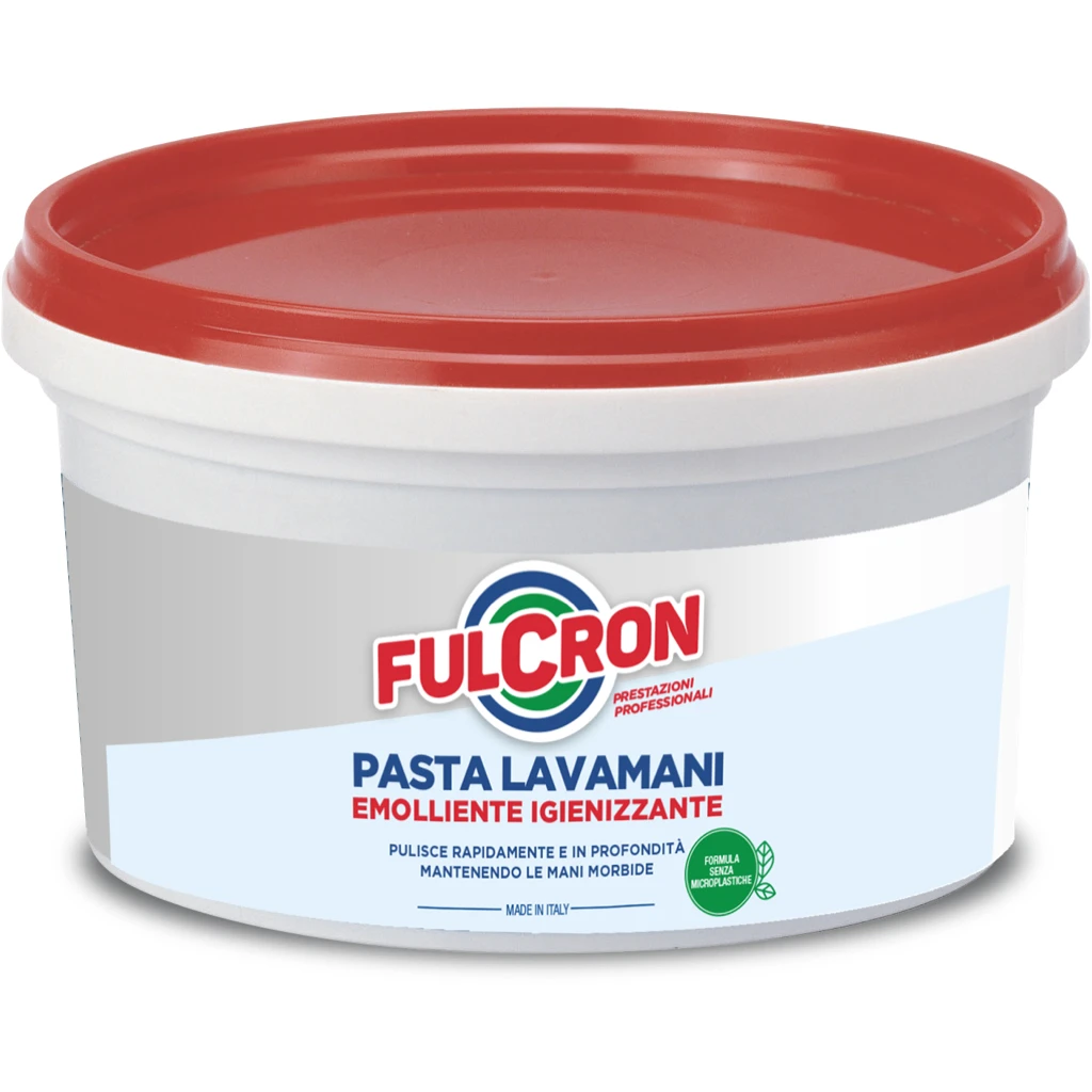 Fulcron Sanitising Hand Washing Paste. Especially suitable for cleaning hands with stubborn dirt such as oil and grease