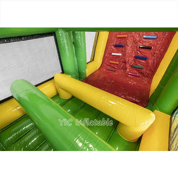 Wholesale kids High Quality Inflatable Combo Bouncer Inflatable Castle Cheap Modular Obstacle Course Crocodile with slide