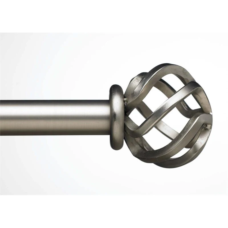 Декоративный металлический карниз для занавесок коричневый коричневого цвета гостиной украшение дома Индивидуальный размер