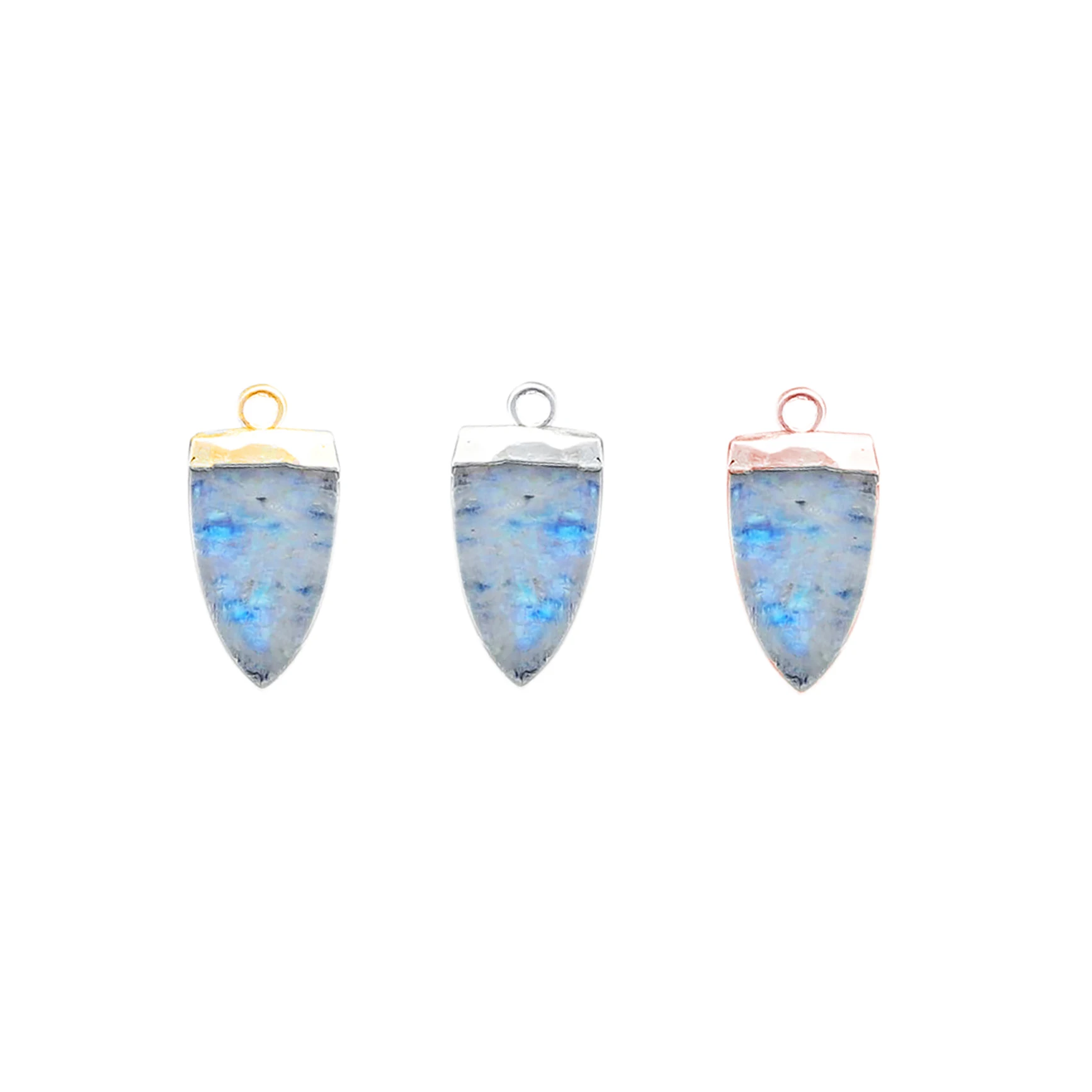 Хризопраз драгоценных камней золотые гальванические половина Маркиза Форма кулон ювелирные изделия GH-10