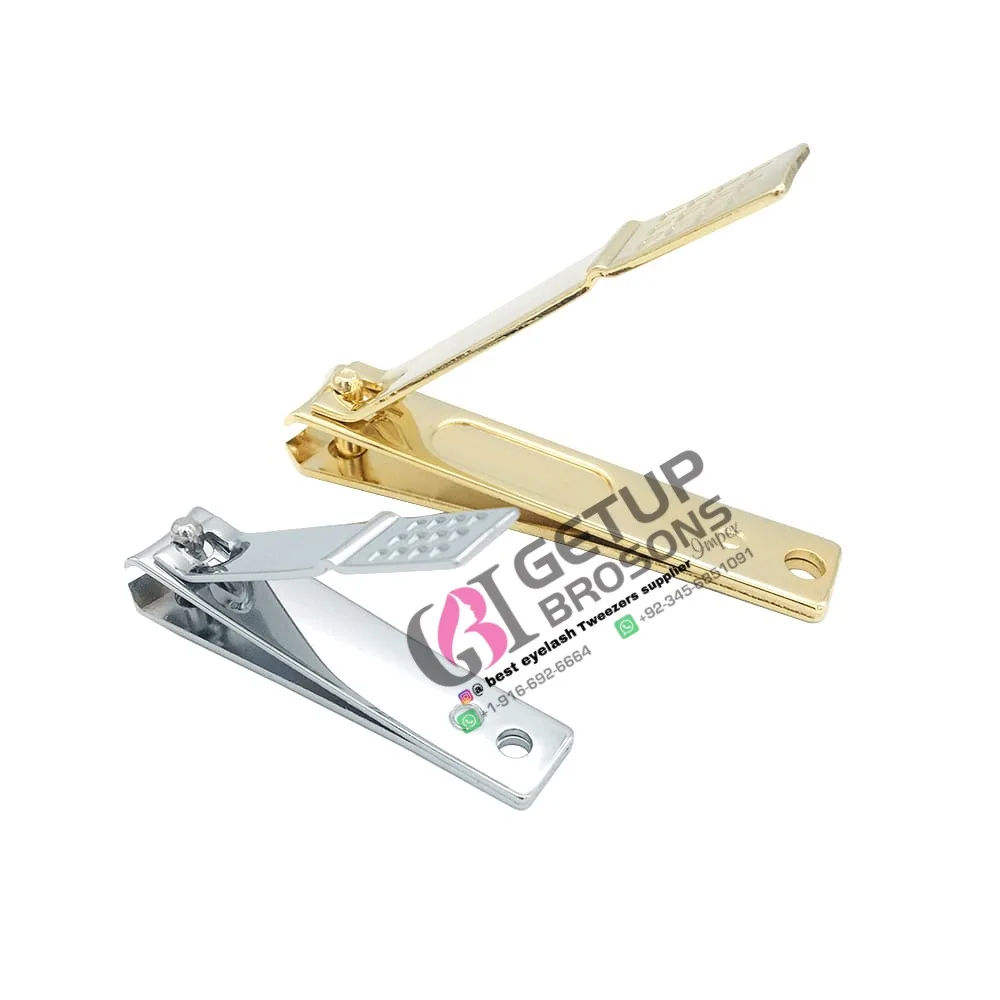 Стильные Плазменные ногтерезы из нержавеющей стали серебристого и золотистого цвета новые стильные ножницы с индивидуальными цветными логотипами инструменты для красоты