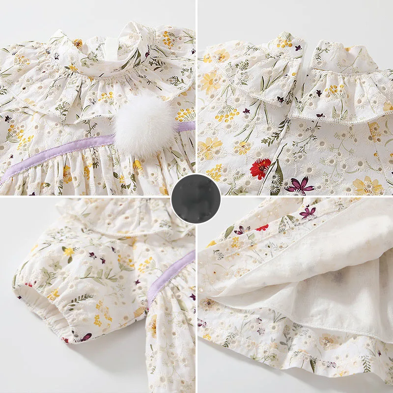 Wholesale Kids Clothing Custom Clean Simple Cotton Baby Short Sleeve Skirt Shorts
