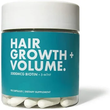 
Custom Formulation Comparable to High Potency 5000 mcg Biotin Folate Healthy Hair Vitamin 