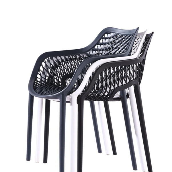 
Creative geometric design for outdoor barbecue beer plastic chair 