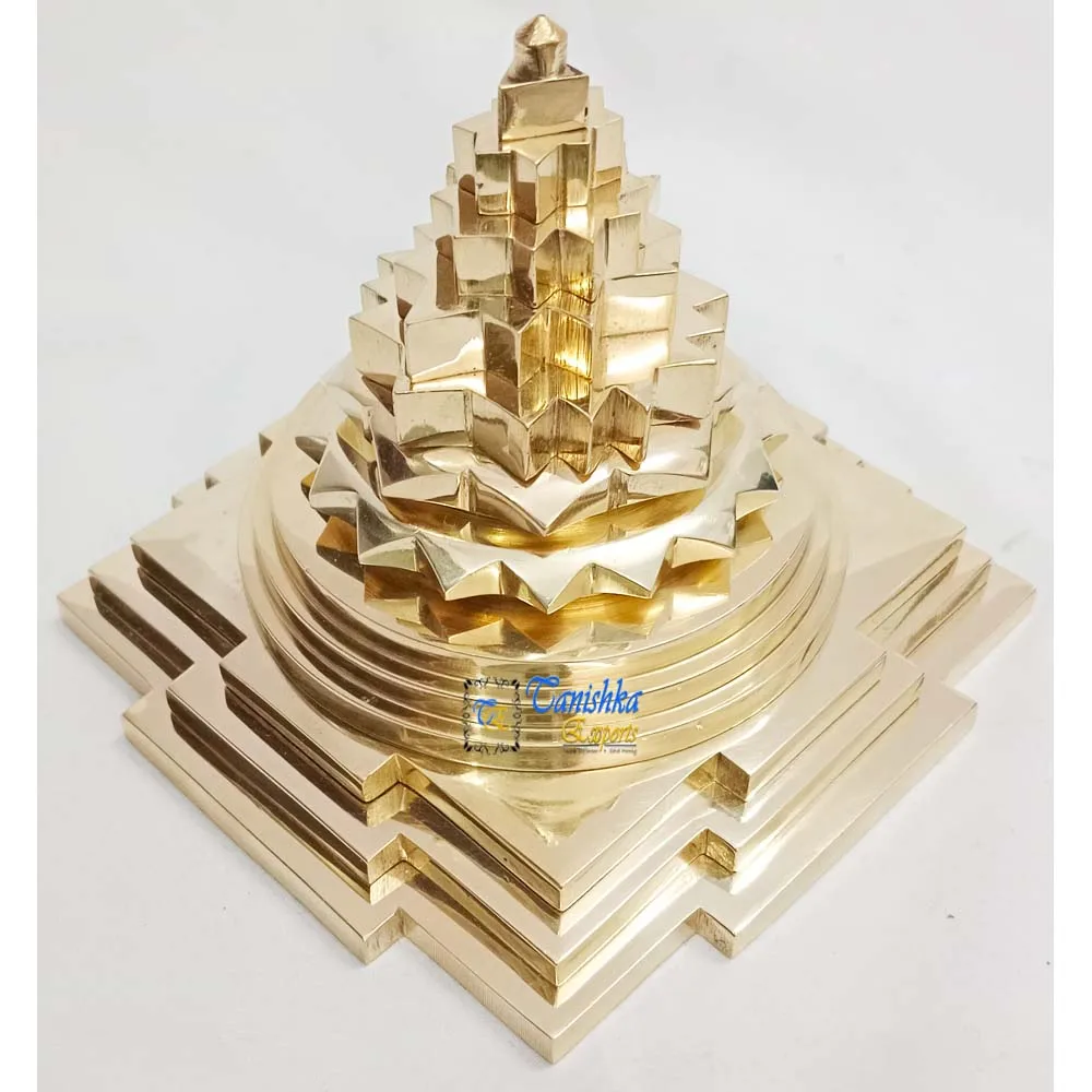 Декоративные меру шри-янтра ведической Шри чакра латунь