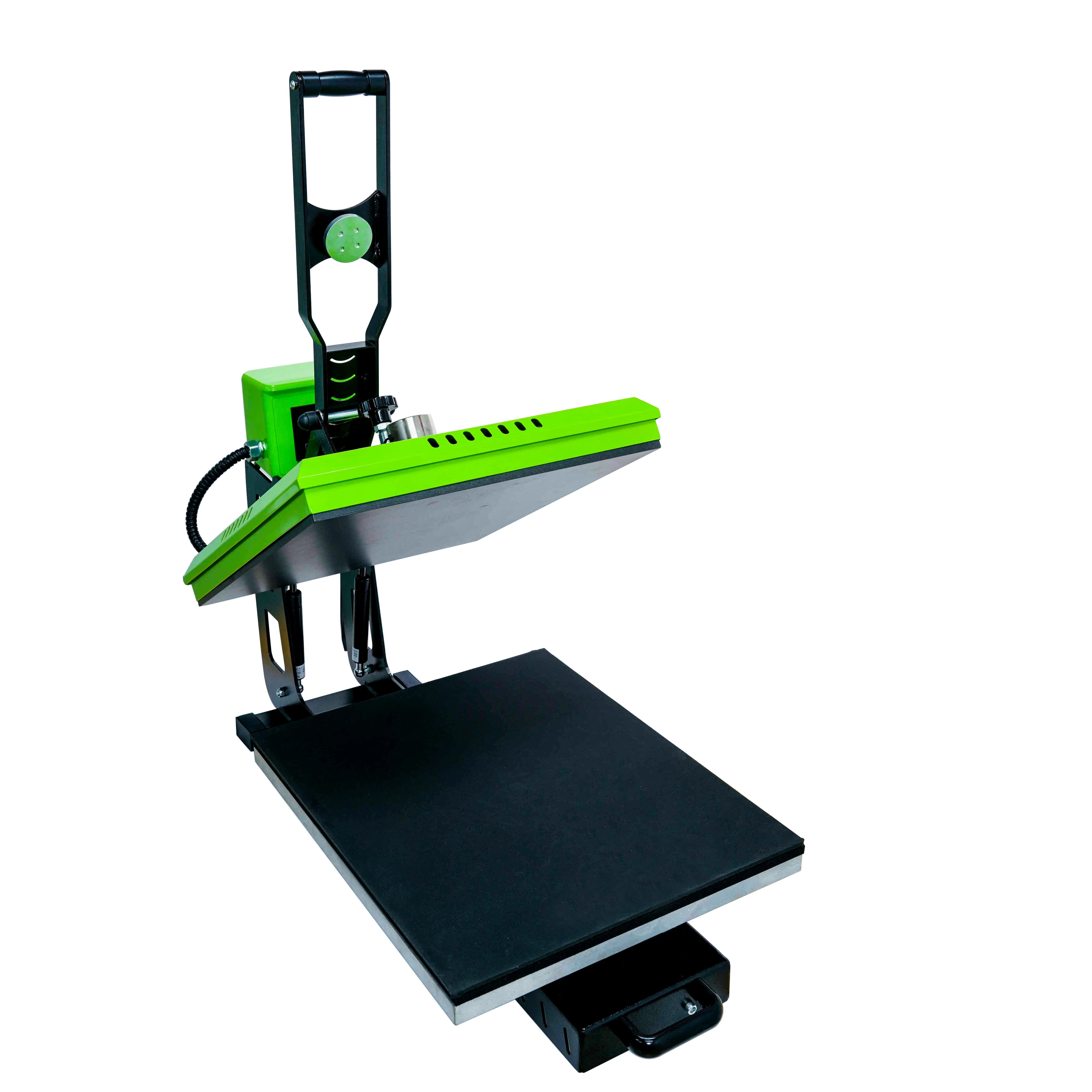 Auplex 40X50 термопресс полуавтоматическая открытая машина для термопечати ЖК-контроллер печатная футболок