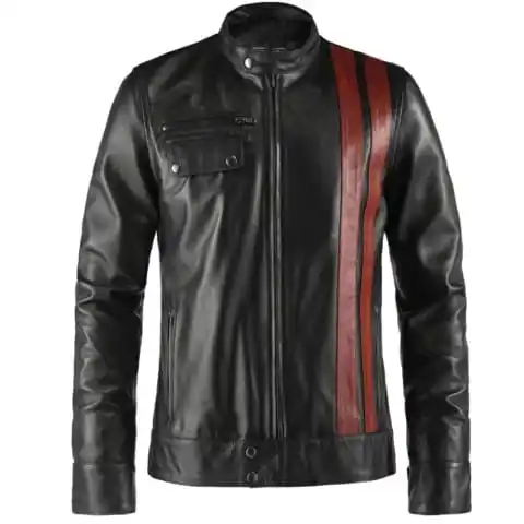 
Motorbike Leather Casual Jacket For Men 2021 New Model. 