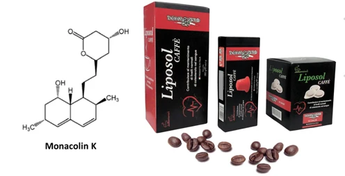 
LIPOSOL MONACOLIN K COFFEE SUPPLEMENTS CHOLESTEROL REDUCTION COFFEE CAPSULES YEST RICE - COMPATIBLE NESPRESSO 