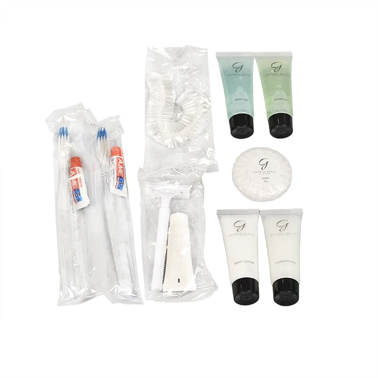 Luxury Hotel Amenities Suppliers Suite Room Soap Bars Kit Shampoo Customized Package Disposable Products Hotel Bathroom 