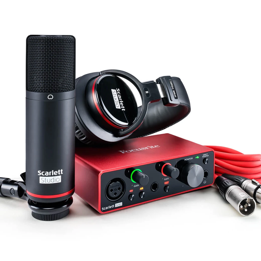 Новая Милая сделка для Focusrites Scarletts 2i2 Studio 2-го поколения USB аудио интерфейс и записывающий пакет с профессиональными