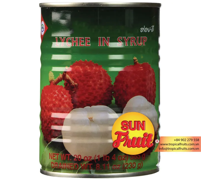 Fresh Canned Lychee in Syrup Wholesale