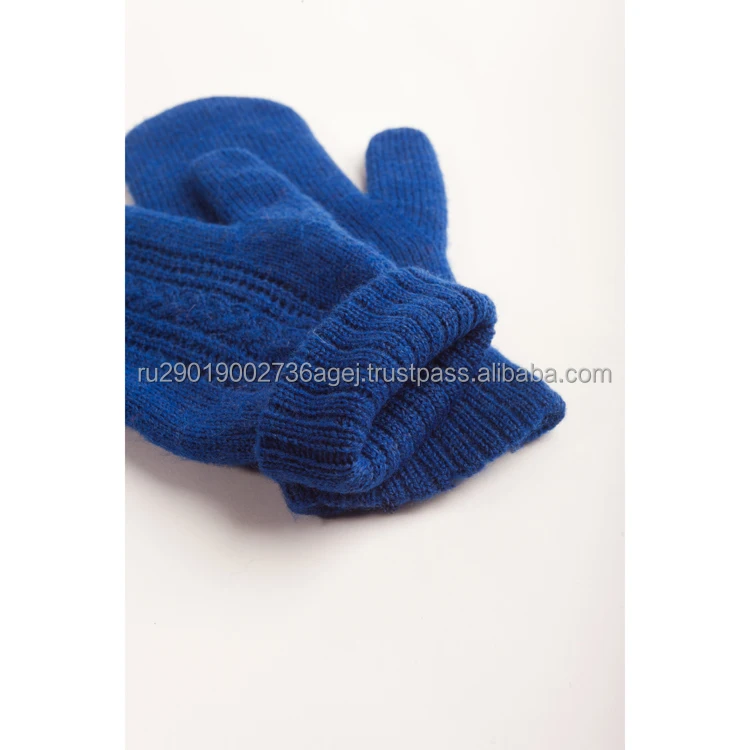 Top quality knitted mittens for winter historical hand crafts of Orenburg from manufacturer down knitwear