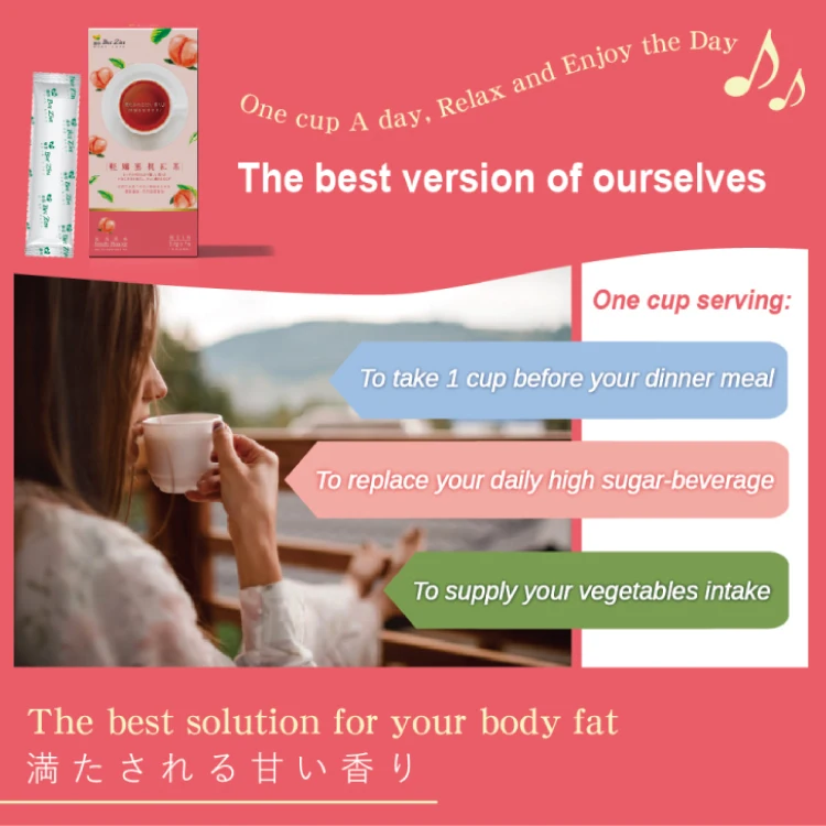 Taiwan Best Fat Burning Weight Loss Tea Slimming Diet Drink With Fruit Flavor