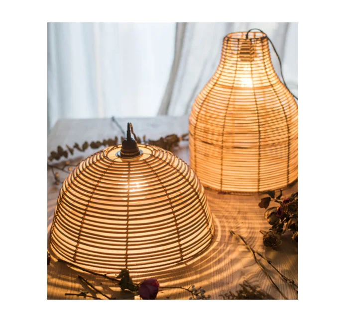 Лидер продаж настенная лампа из бамбука и