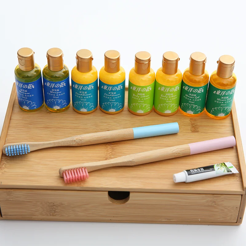 
new style 30ml oil disposable shampoo and bath lotion hair conditioner shower gel body cream travel suit for hotels in Bulk OEM 