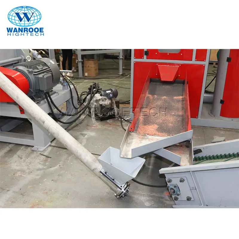 Cable Wire Cutting And Stripping Machine Crusher Copper Recycling Line