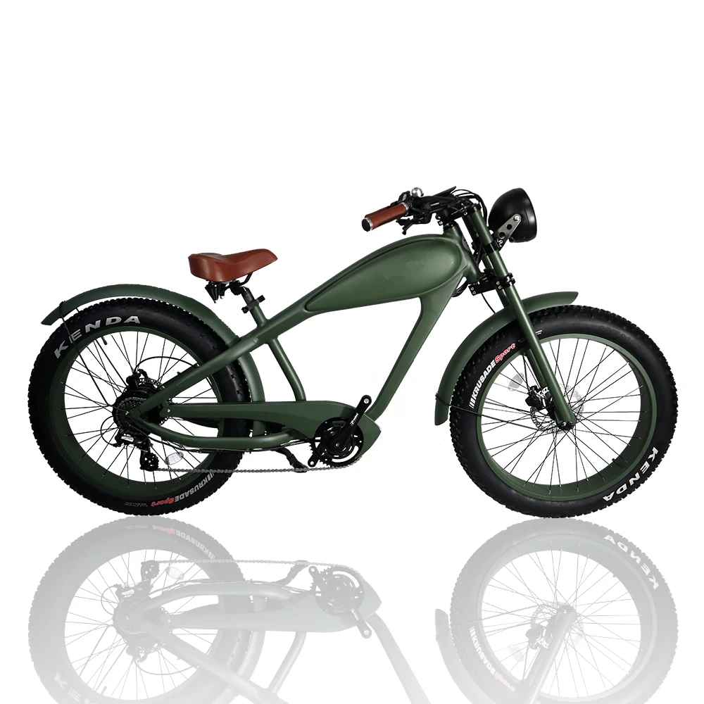 500Watt electric motorcycle for fun, fat tire electric bicycle, 48V Lithium battery electric bike