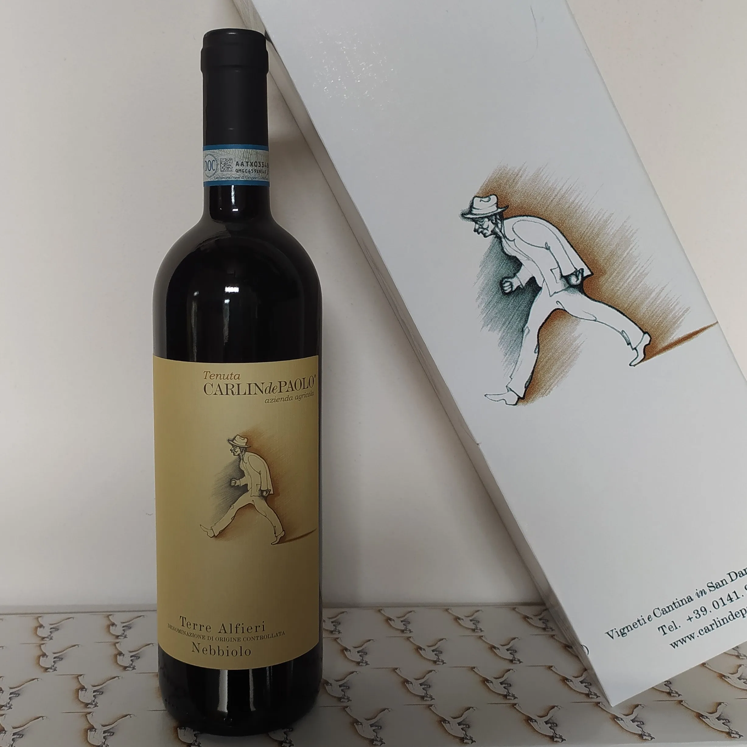 Спиртовой напиток Nebbiolo DOCG 750 мл красное вино в бутылке Сделано Италии упаковано