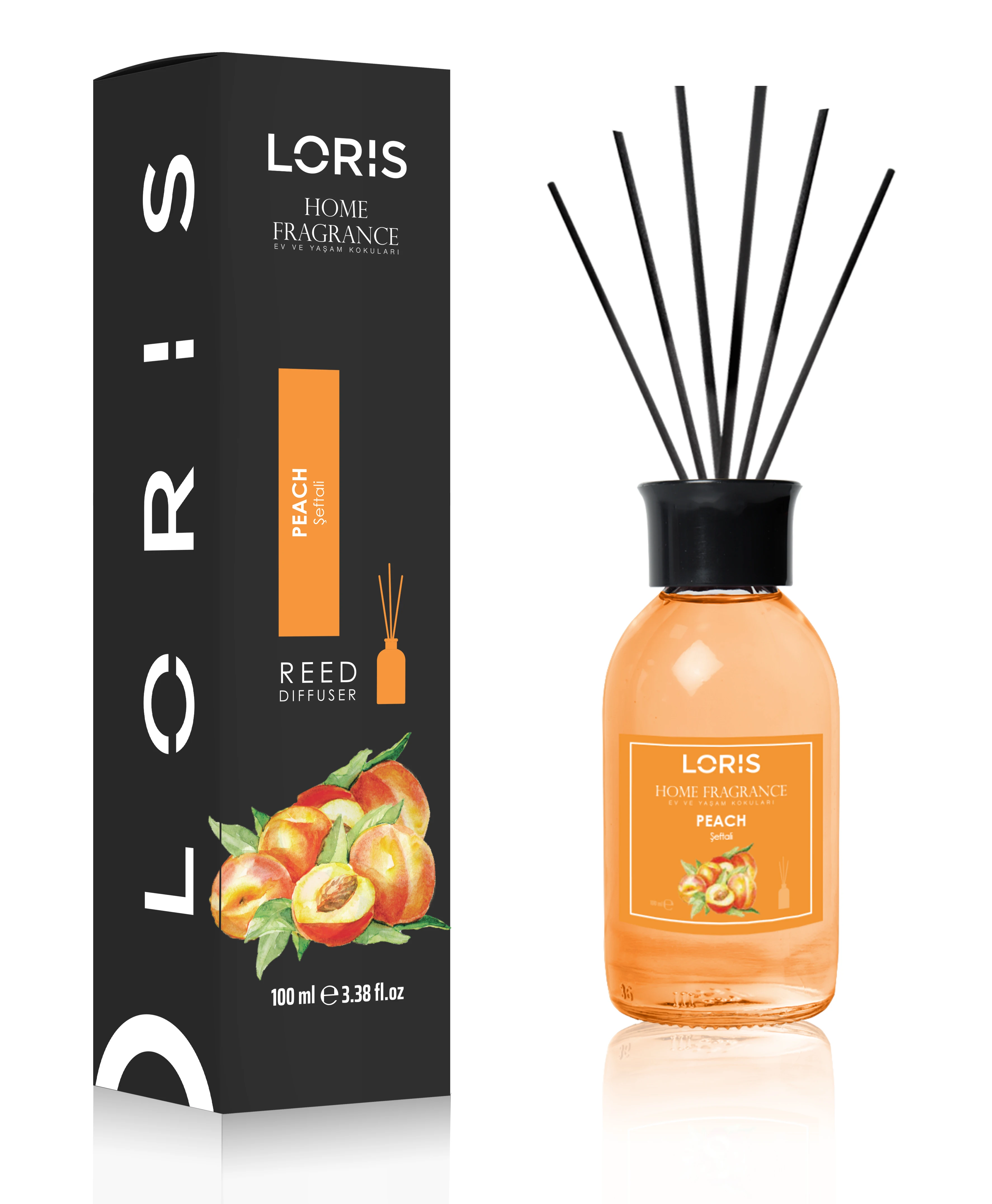 100ML LORIS REED DIFFUSER AIR FRESHENER FRAGRANCE MELON LORIS PERFUME FOR WHOLESALE YELLOW COLOR ORIGINAL BRAND